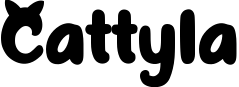 Cattyla font sample