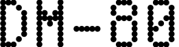 DM-80 font sample