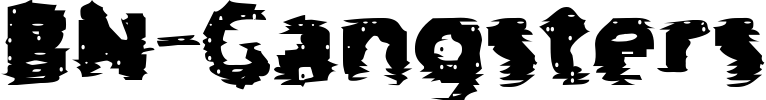 BN-Gangsters font sample