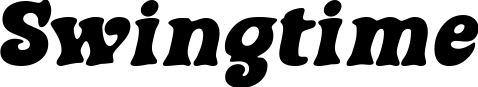 Swingtime font sample