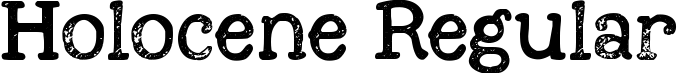 Holocene Regular