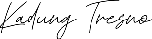 Kadung Tresno font sample