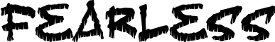 Fearless font sample