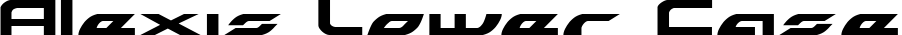 Alexis Lower Case title