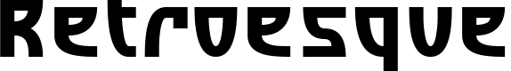 Retroesque title