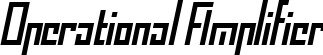 Operational Amplifier