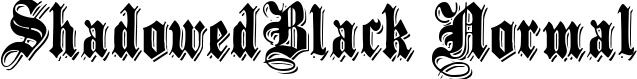 ShadowedBlack Normal