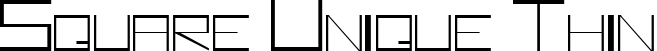 Square Unique Thin