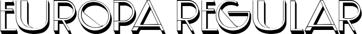 Europa Regular font sample