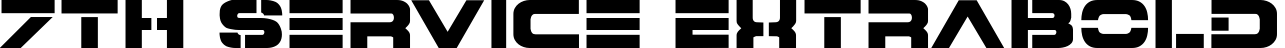 7th Service ExtraBold