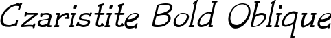 Czaristite Bold Oblique