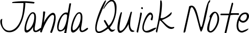 Janda Quick Note