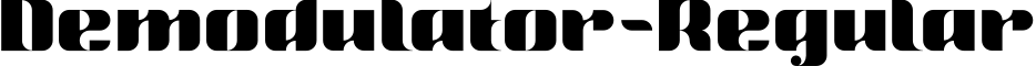 Demodulator-Regular