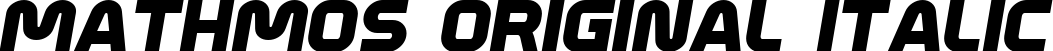 Mathmos Original Italic