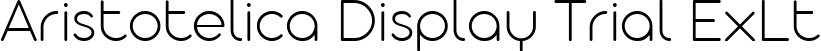 Aristotelica Display Trial ExLt