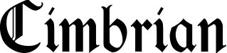Cimbrian font sample