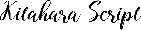 Kitahara Script title