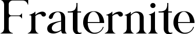 Fraternite font sample