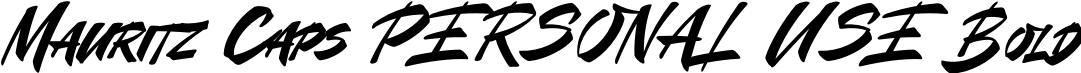 Mauritz Caps PERSONAL USE Bold