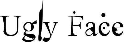 Ugly Face font sample