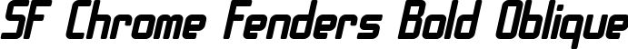 SF Chrome Fenders Bold Oblique