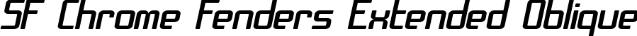 SF Chrome Fenders Extended Oblique