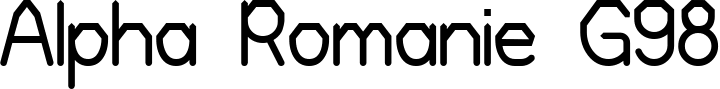 98 Round Fonts at DailyFont.com