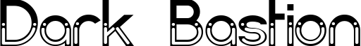 Dark Bastion font sample