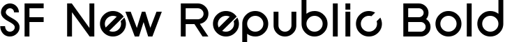 SF New Republic Bold