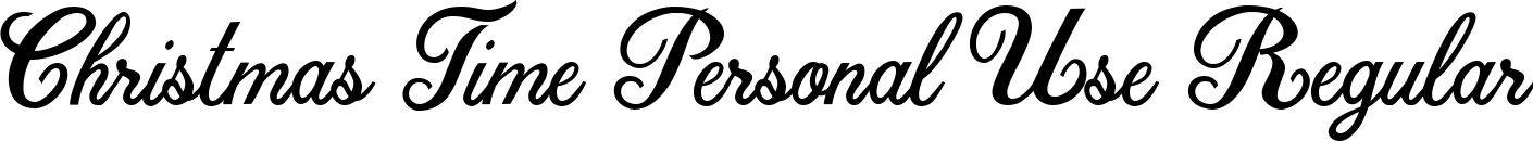 Christmas Time Personal Use Regular title