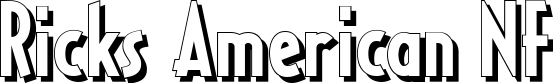 Ricks American NF font sample