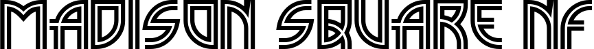 Madison Square NF font sample