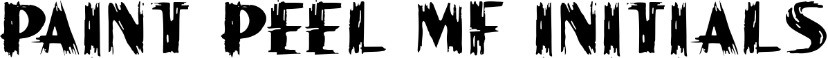 Paint Peel MF Initials title