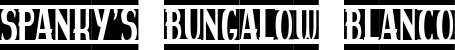 spanky's bungalow blanco