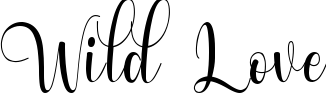 Wild Love font sample