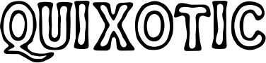 quixotic font sample