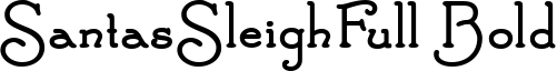 SantasSleighFull Bold