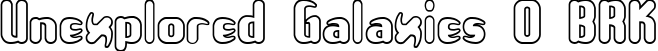 Unexplored Galaxies O BRK