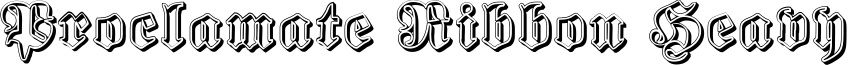 Proclamate Ribbon Heavy
