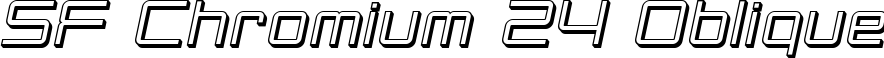 SF Chromium 24 Oblique