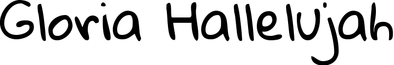 Gloria Hallelujah title