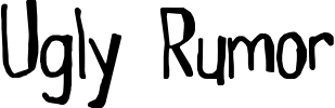 Ugly Rumor title