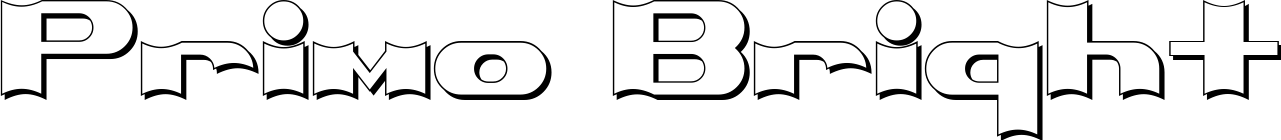 Primo Bright font sample
