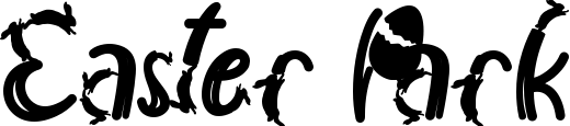 Easter Park font sample