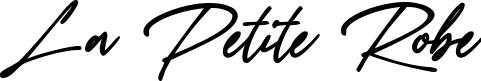 La Petite Robe font sample