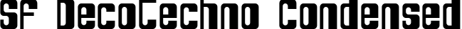 SF DecoTechno Condensed