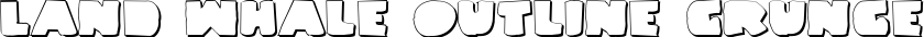 Land Whale Outline Grunge