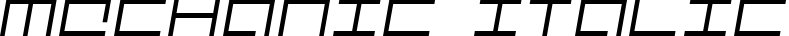 Mechanic Italic