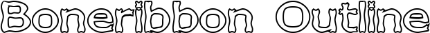 Boneribbon Outline