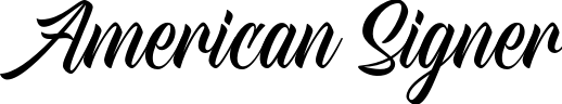 American Signer title